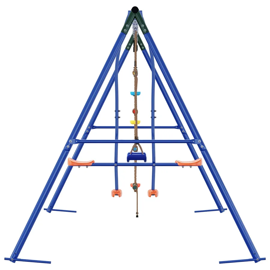 Ensemble de balançoires d'extérieur Multicolore Acier et PE - 5
