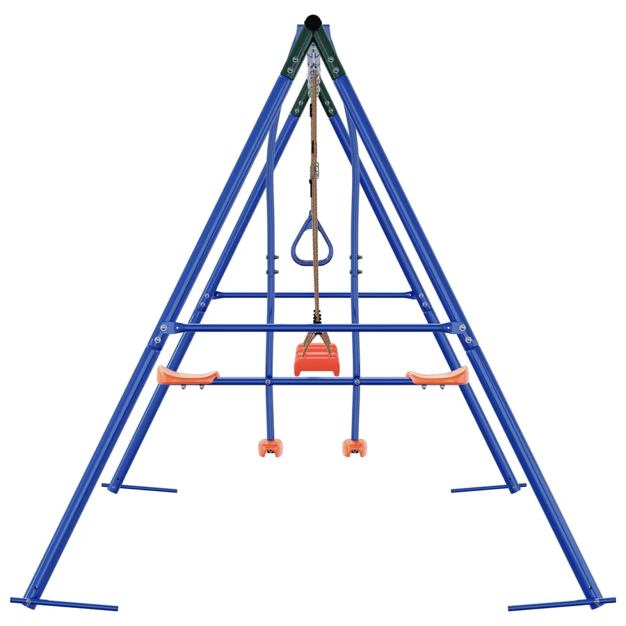 Ensemble de balançoires d'extérieur Multicolore Acier et PE - 5