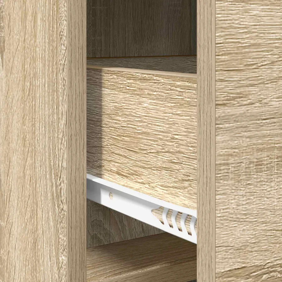 Buffet Chêne Sonoma 75 x 33 x 80 cm Bois d'ingénierie - 8