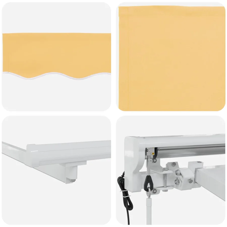 Auvent rétractable électrique Sable 4 × 3,5 m - 4