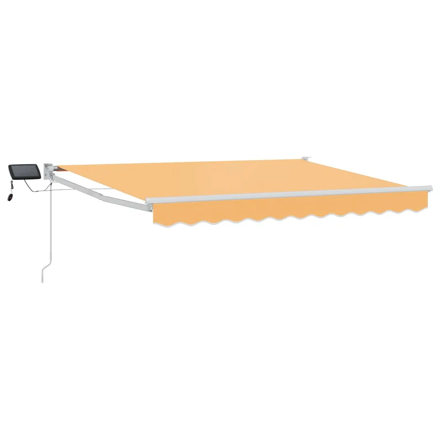 Store rétractable manuel avec LEDs Sable - 2