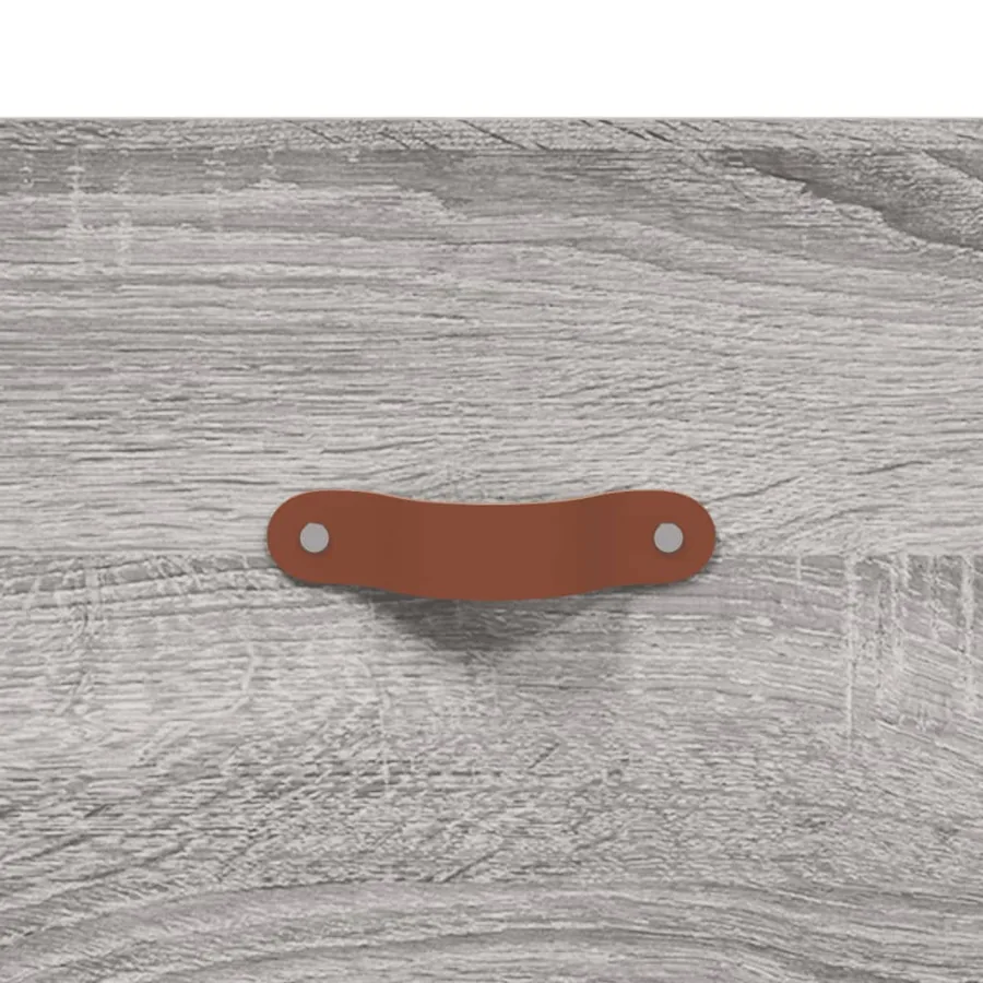 Meuble TV sonoma gris 150x36x30 cm bois d'ingénierie - 9