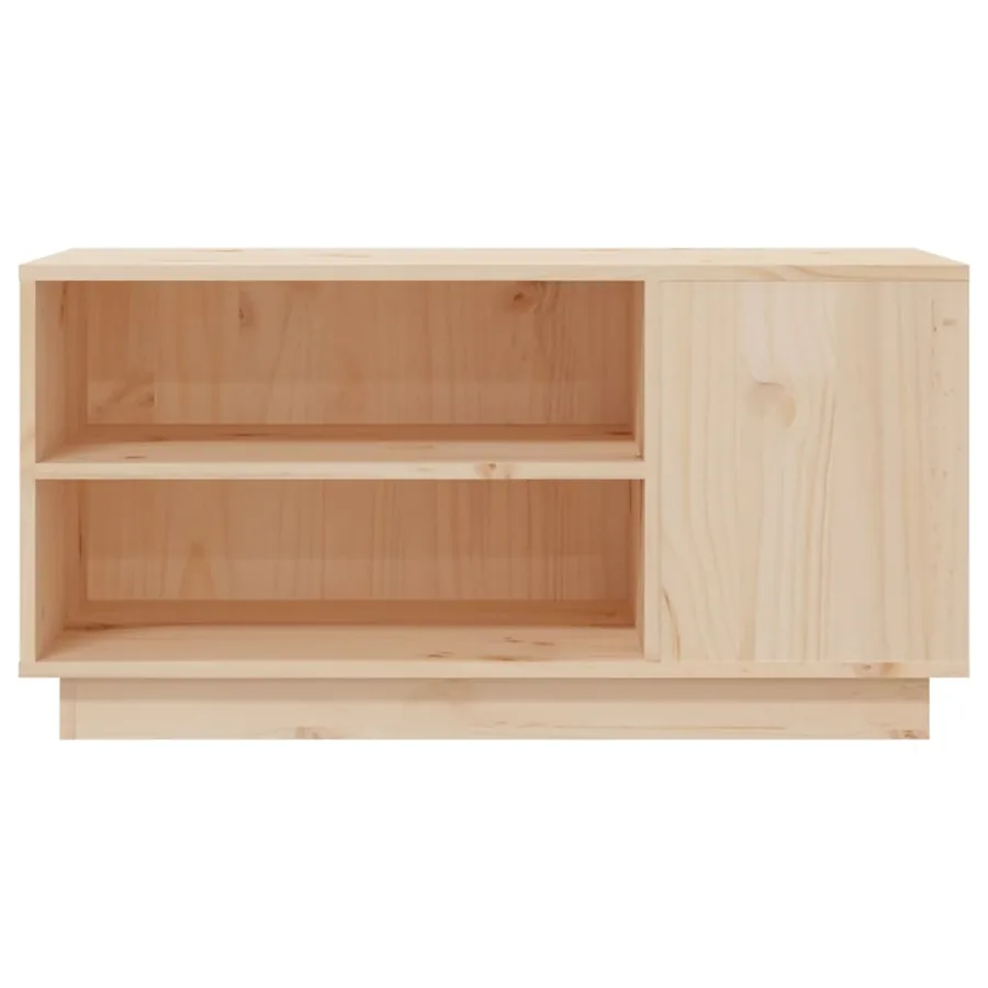 Meuble TV 80x35x40,5 cm Bois de pin massif - 5