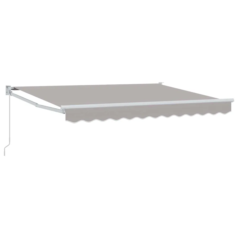 Auvent rétractable Gris clair 3 x 2 m - 2