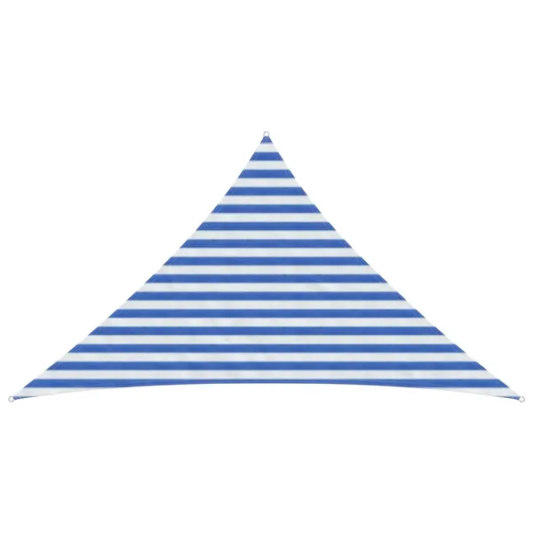 Voile d'ombre Bleu et Blanc 2,5 x 2,5 x 3,5 m HDPE