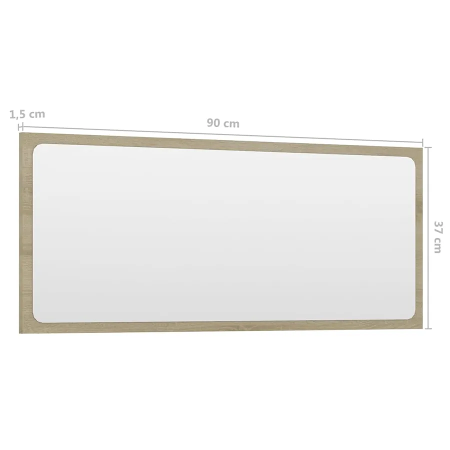 Ensemble de meubles de salle de bain Chêne sonoma Aggloméré - 16