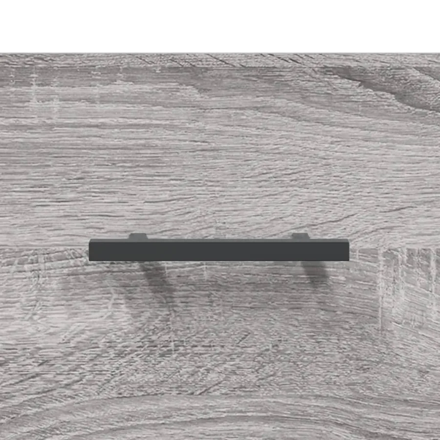Table de chevet murale sonoma gris 35x35x20 cm - 7