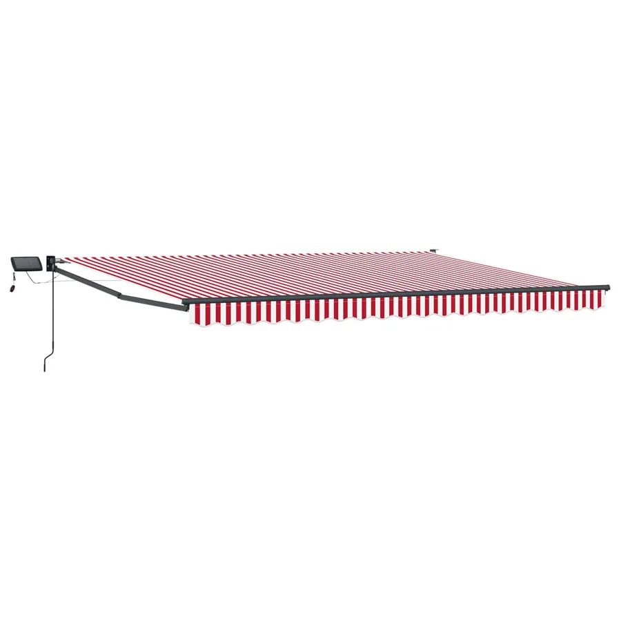 Store rétractable manuel avec LEDs 4,5 × 3 m - 2