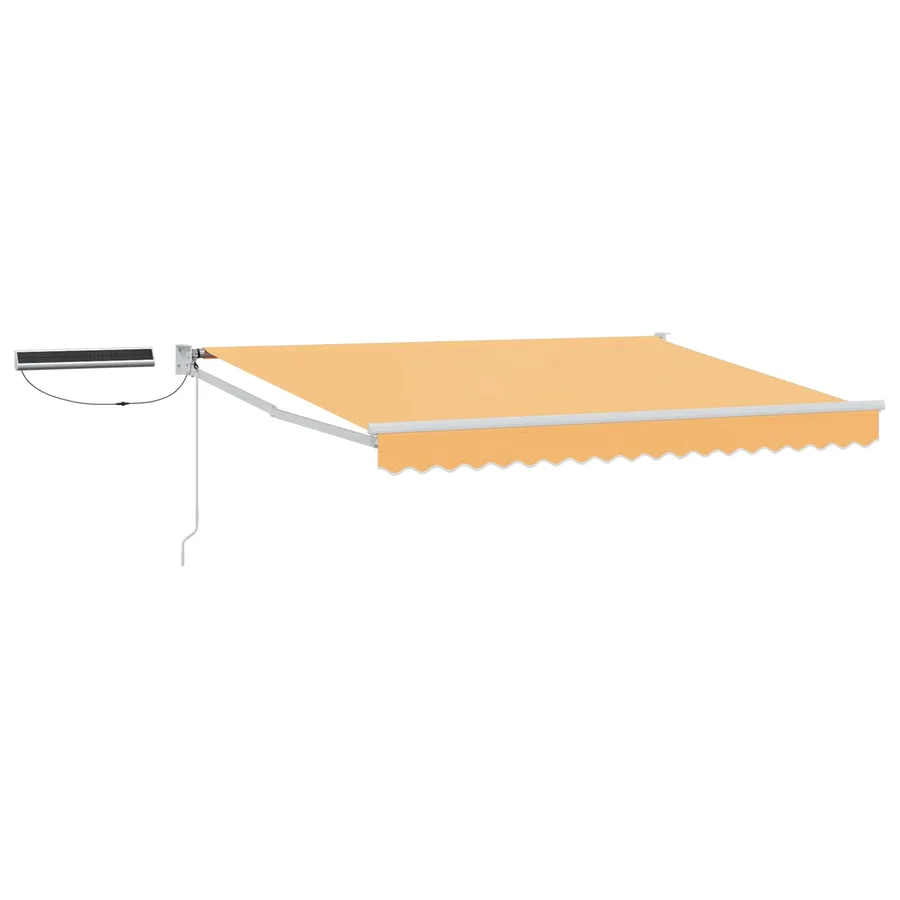 Auvent rétractable électrique Sable 100% Polyester et Aluminium - 2