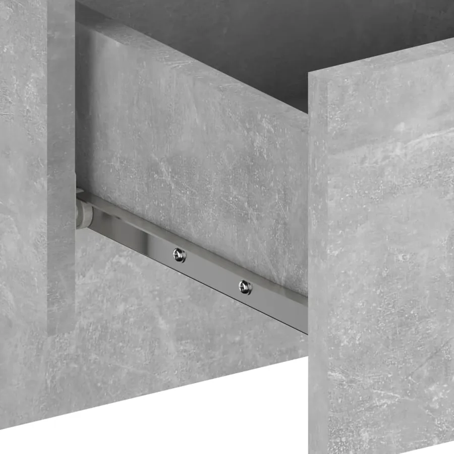 Tables de chevet murales 2 pcs Gris béton - 8