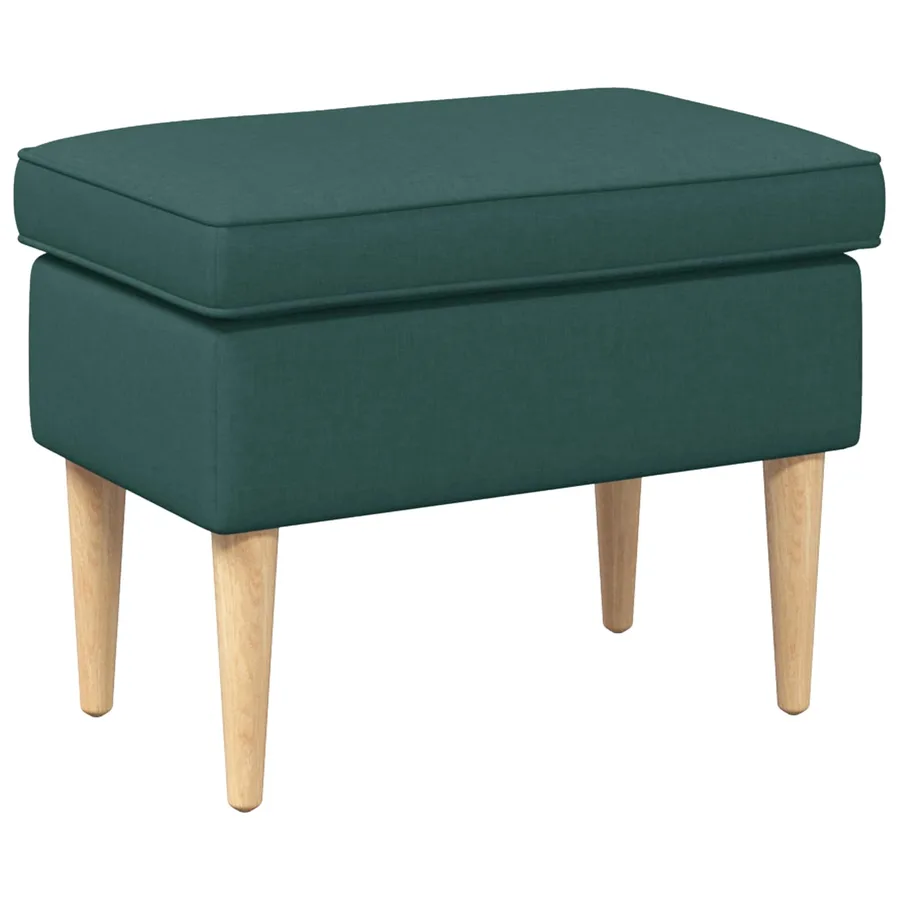 Pouf Vert foncé 55 x 35 x 41 cm - 2