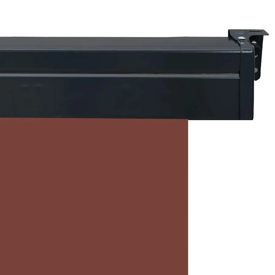 Auvent latéral de balcon 85x250 cm Marron - 7