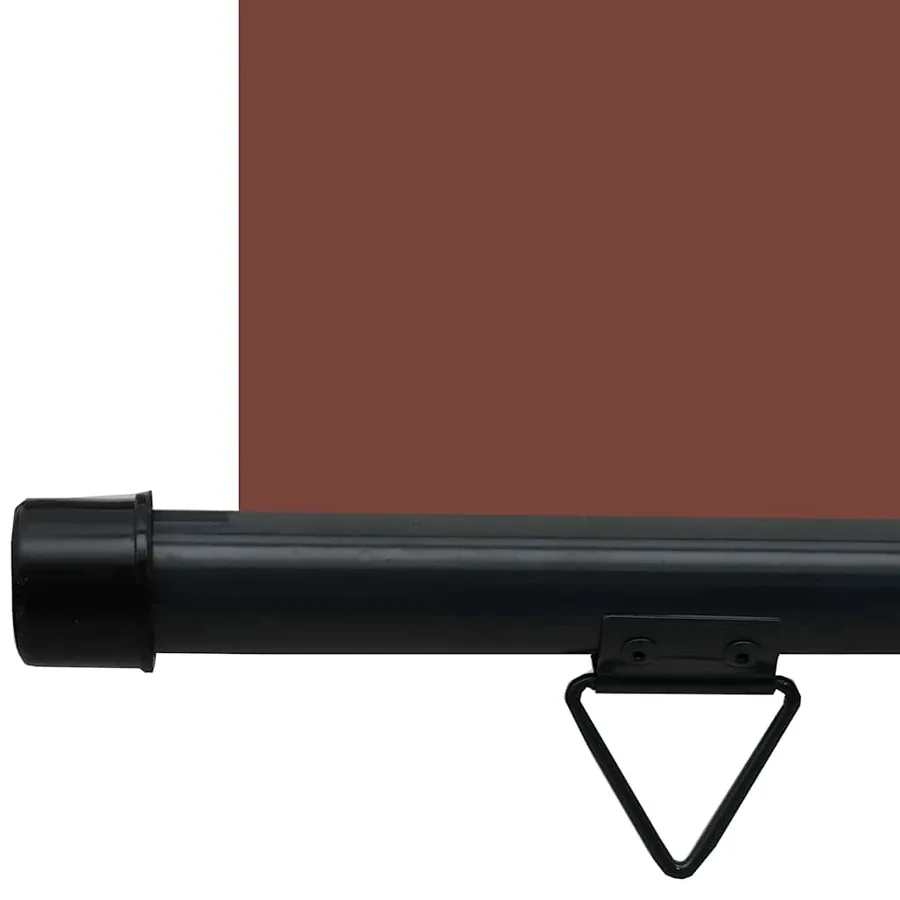Auvent latéral de balcon 85x250 cm Marron - 8