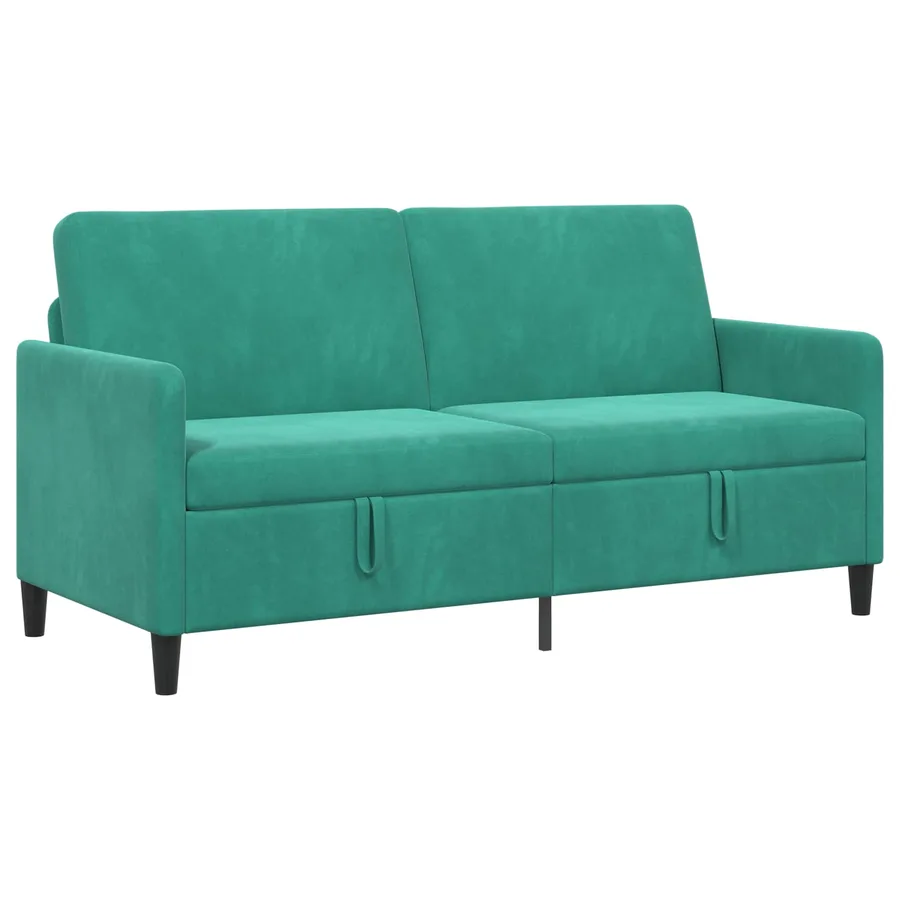 Sofa avec rangement Turquoise 172 x 78 x 87 cm Polyester - 2