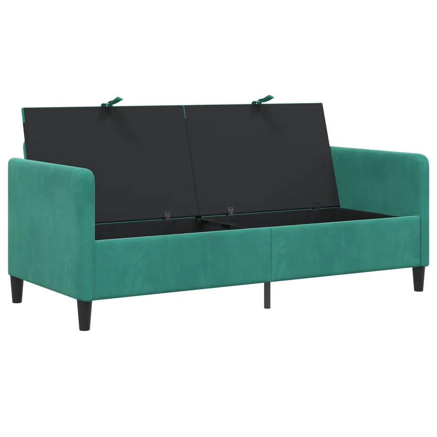Sofa avec rangement Turquoise 172 x 78 x 87 cm Polyester - 4