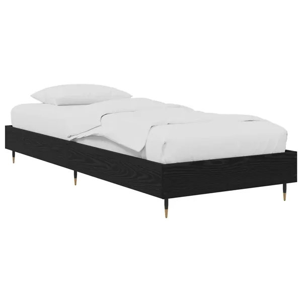 Cadre de lit Chêne noir 80 x 200 cm Bois d'ingénierie