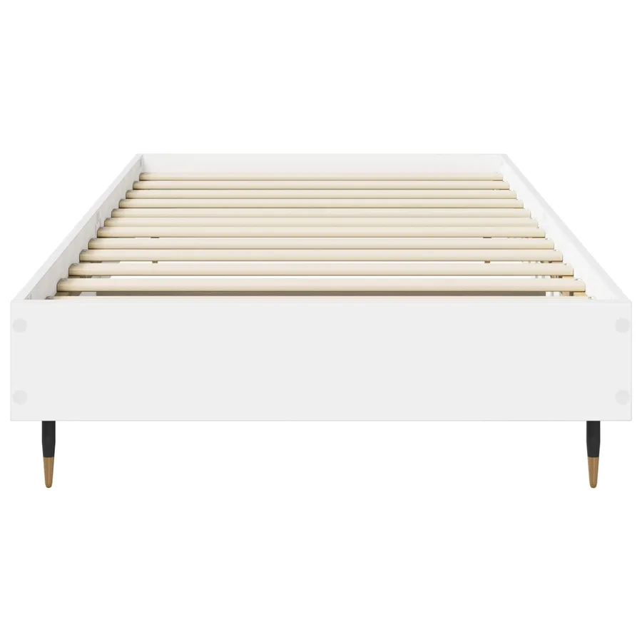 Cadre de lit Blanc 80 x 200 cm Bois d'ingénierie - 3