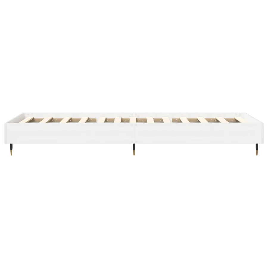 Cadre de lit Blanc 80 x 200 cm Bois d'ingénierie - 4