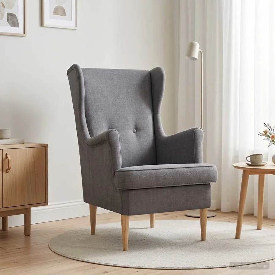 Fauteuil Gris clair ARES