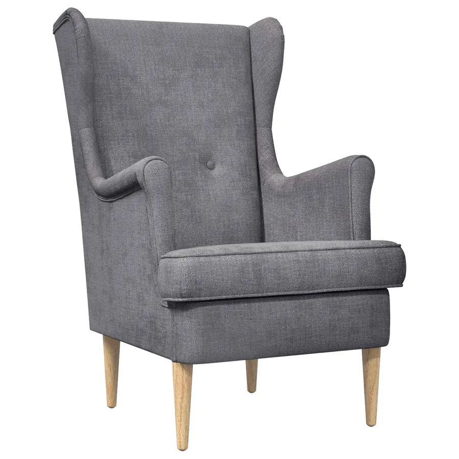Fauteuil Gris clair ARES - 2