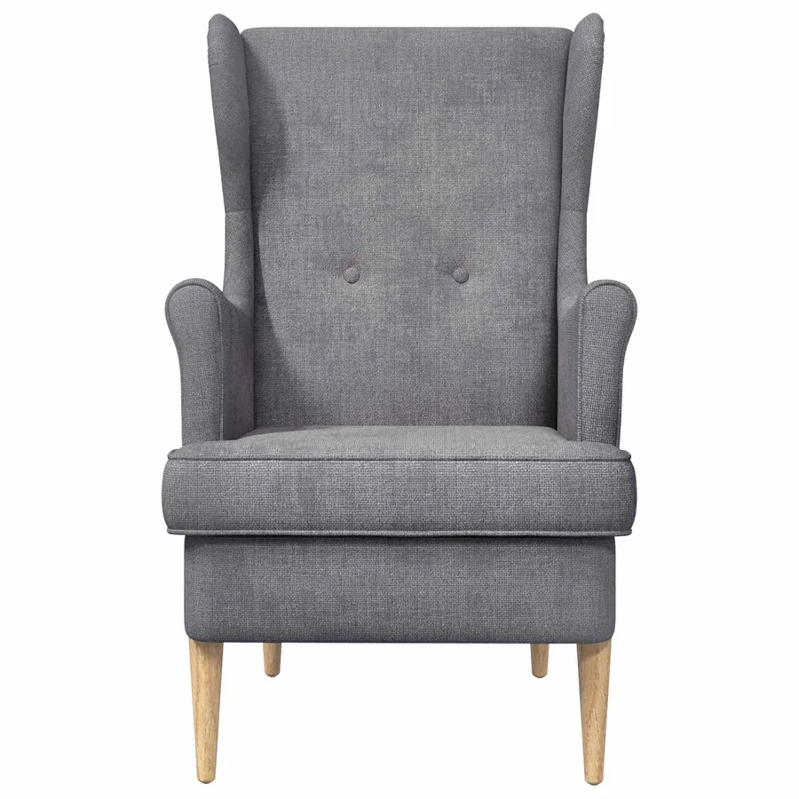 Fauteuil Gris clair ARES - 4