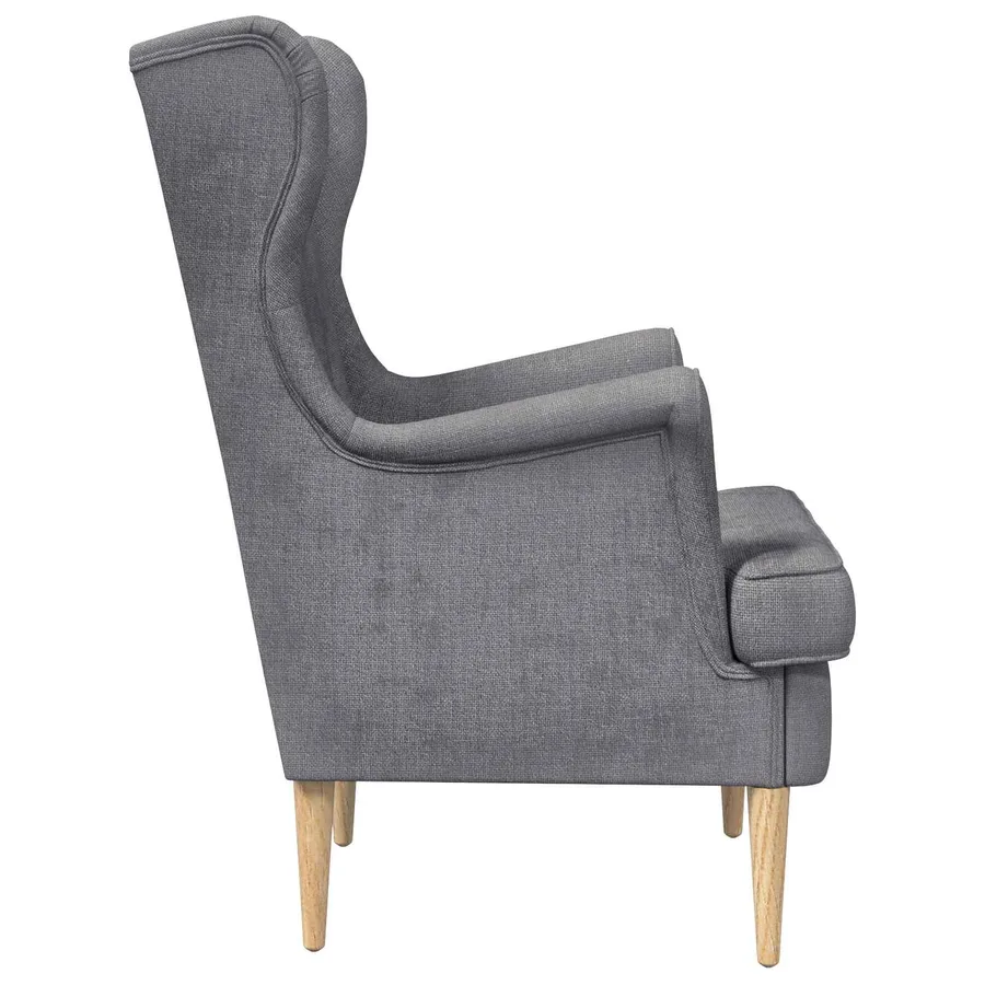 Fauteuil Gris clair ARES - 5