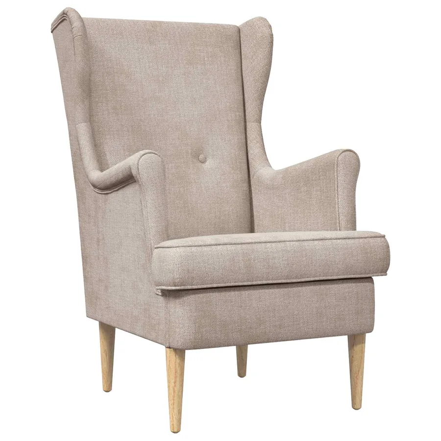 Fauteuil Beige ARES - 2