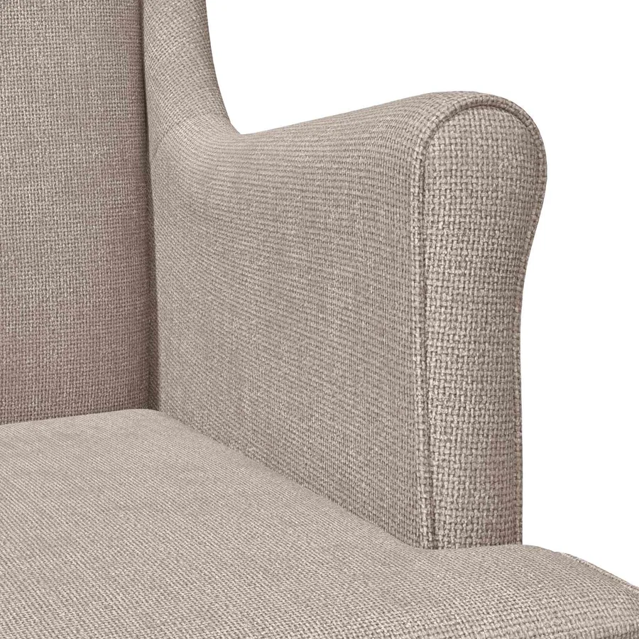 Fauteuil Beige ARES - 7