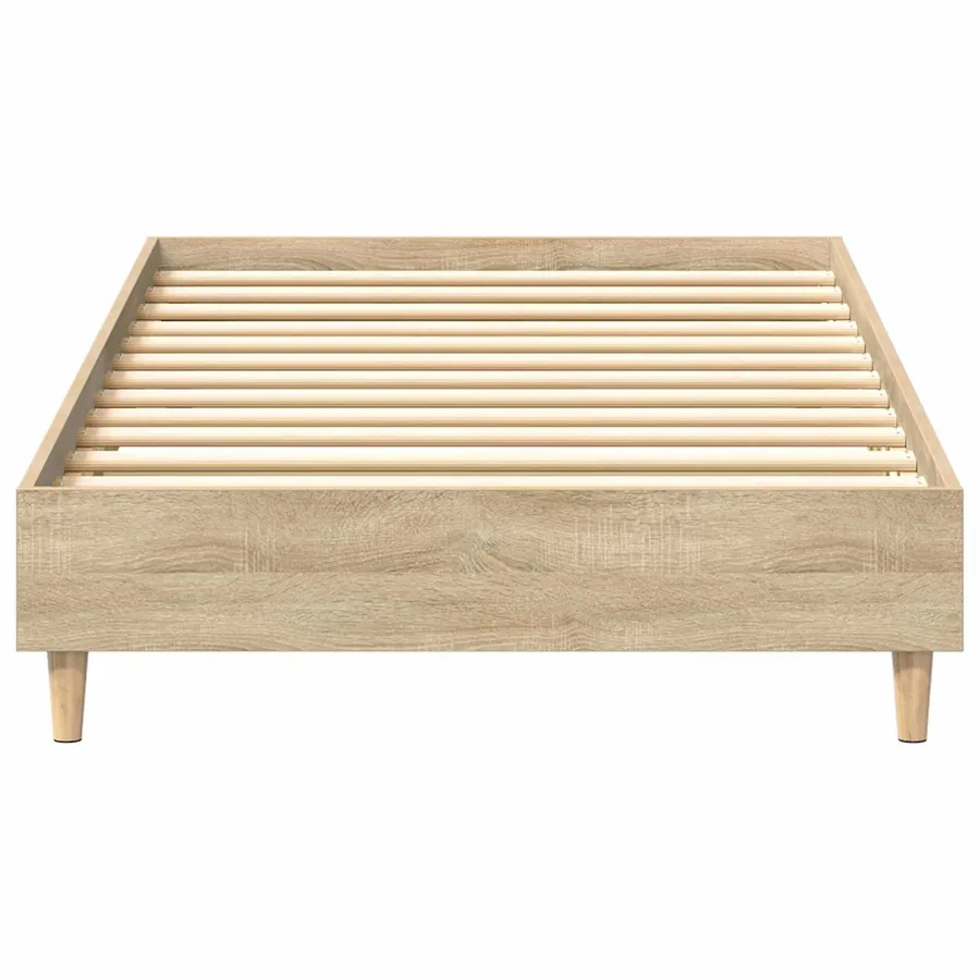 Cadre de lit Chêne Sonoma 80 x 200 cm Bois d'ingénierie - 4