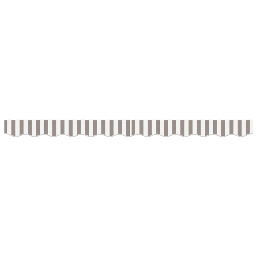Remplacement de lambrequin Gris clair et blanc 6 m Polyester - 3