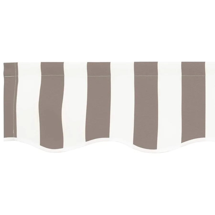 Remplacement de lambrequin Gris clair et blanc 6 m Polyester - 4