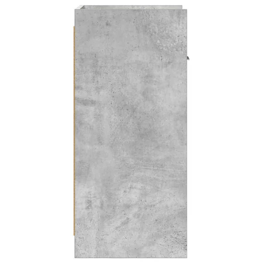 Buffet Gris béton 40 x 36 x 80 cm Bois d'ingénierie - 6