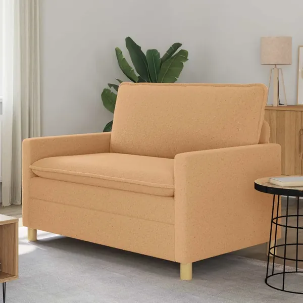 Canapé Beige 126 x 81 x 87,5 cm Tissu
