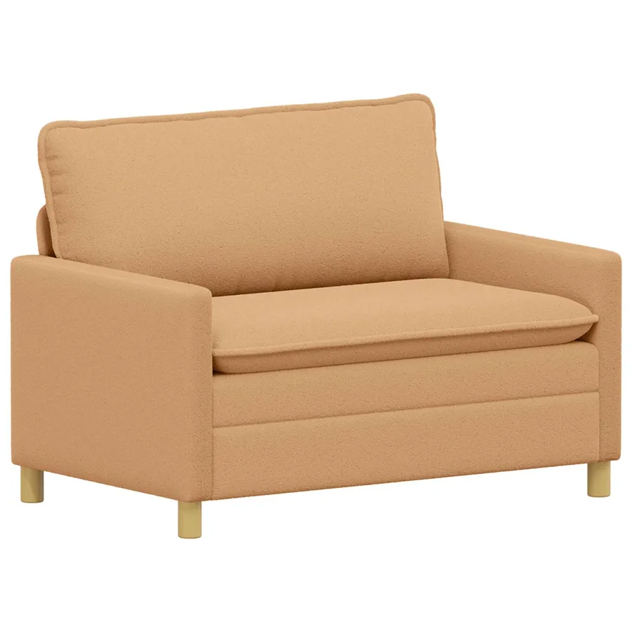 Canapé Beige 126 x 81 x 87,5 cm Tissu - 2