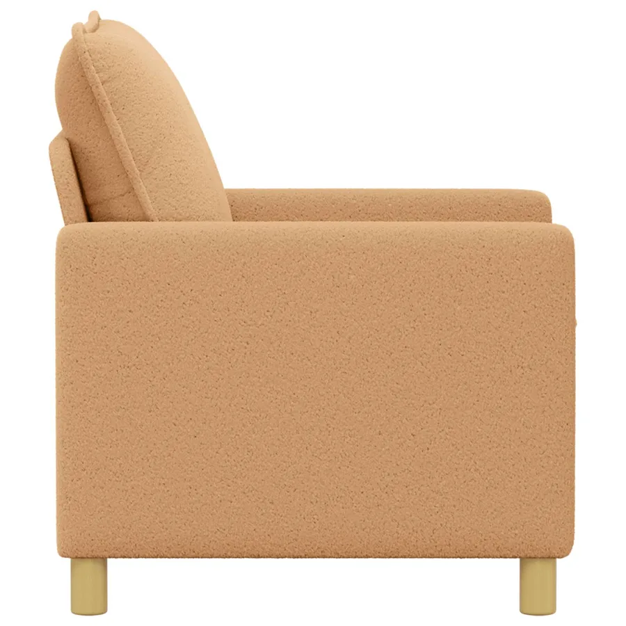 Canapé Beige 126 x 81 x 87,5 cm Tissu - 4