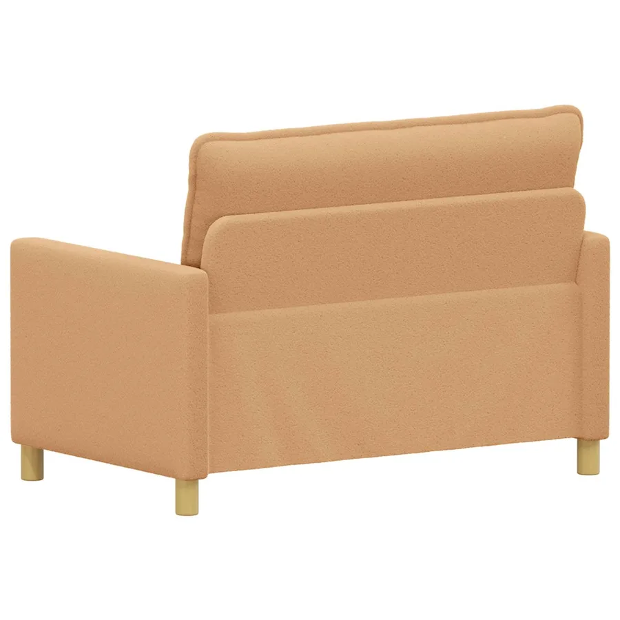Canapé Beige 126 x 81 x 87,5 cm Tissu - 5