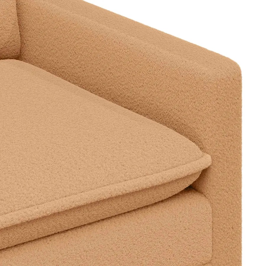 Canapé Beige 126 x 81 x 87,5 cm Tissu - 6