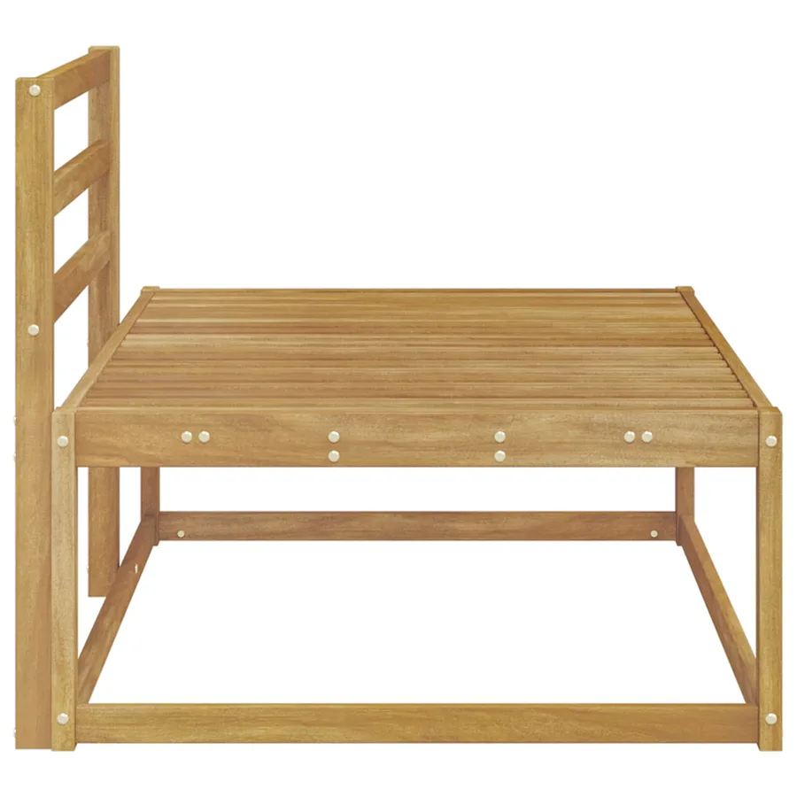 Canapé d'extérieur en bout Blanc 115 x 83 x 73 cm - 4