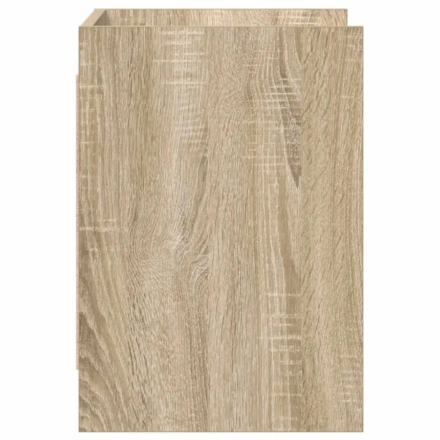 Meuble TV 60 x 33 x 47 cm Chêne Sonoma Bois d'ingénierie - 5