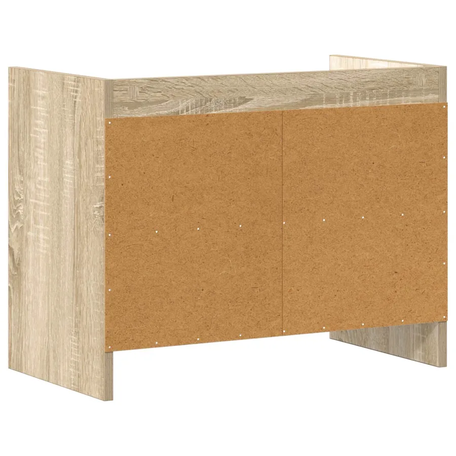 Meuble TV 60 x 33 x 47 cm Chêne Sonoma Bois d'ingénierie - 6