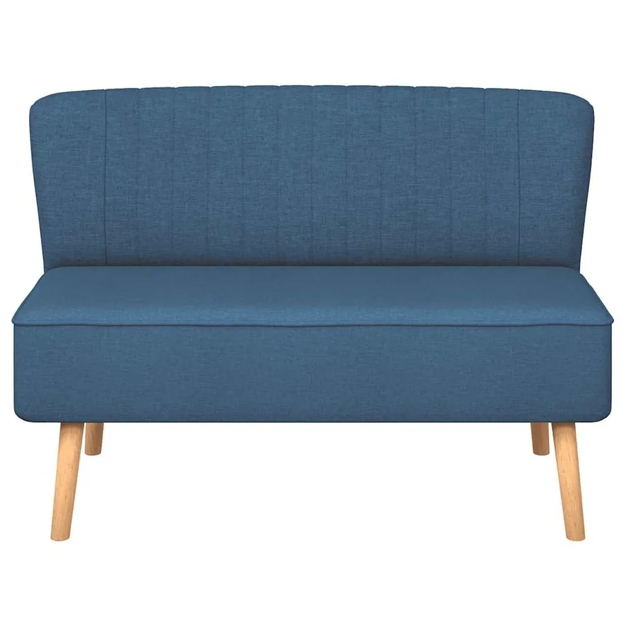 Canapé 117x55,5x77 cm Tissu Bleu - 3