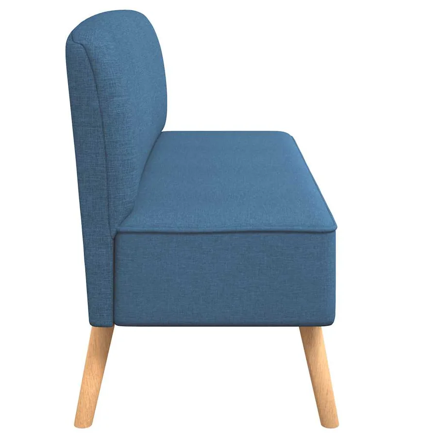 Canapé 117x55,5x77 cm Tissu Bleu - 4