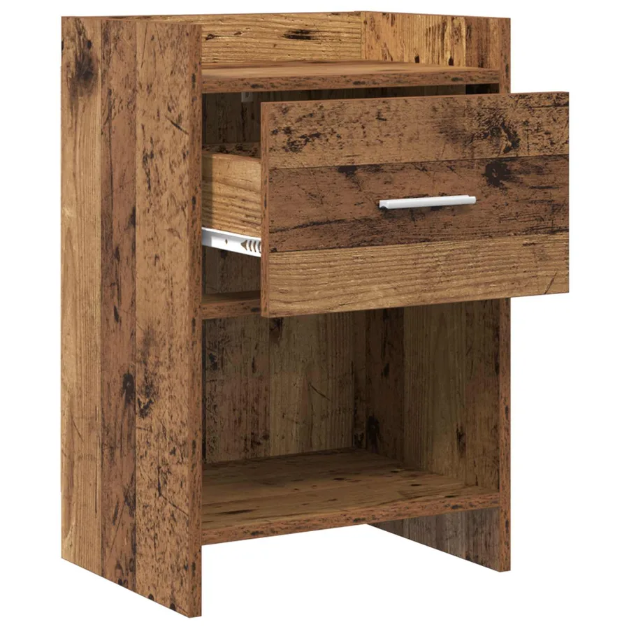 Tables de chevet Bois ancien 40 x 30 x 60 cm Bois d'ingénierie - 3
