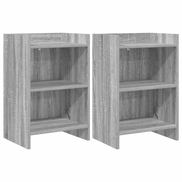 Tables de chevet 2 pcs Sonoma gris 40 x 30 x 60 cm
