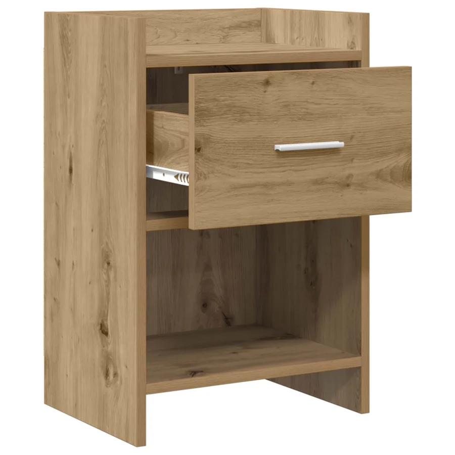 Tables de chevet Chêne artisanal 40 x 30 x 60 cm - 3