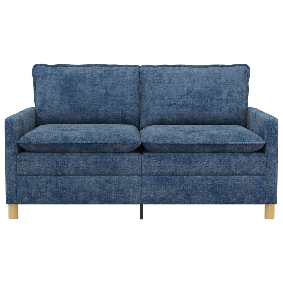 Canapé Bleu 156 x 81 x 87,5 cm Polyester - 3