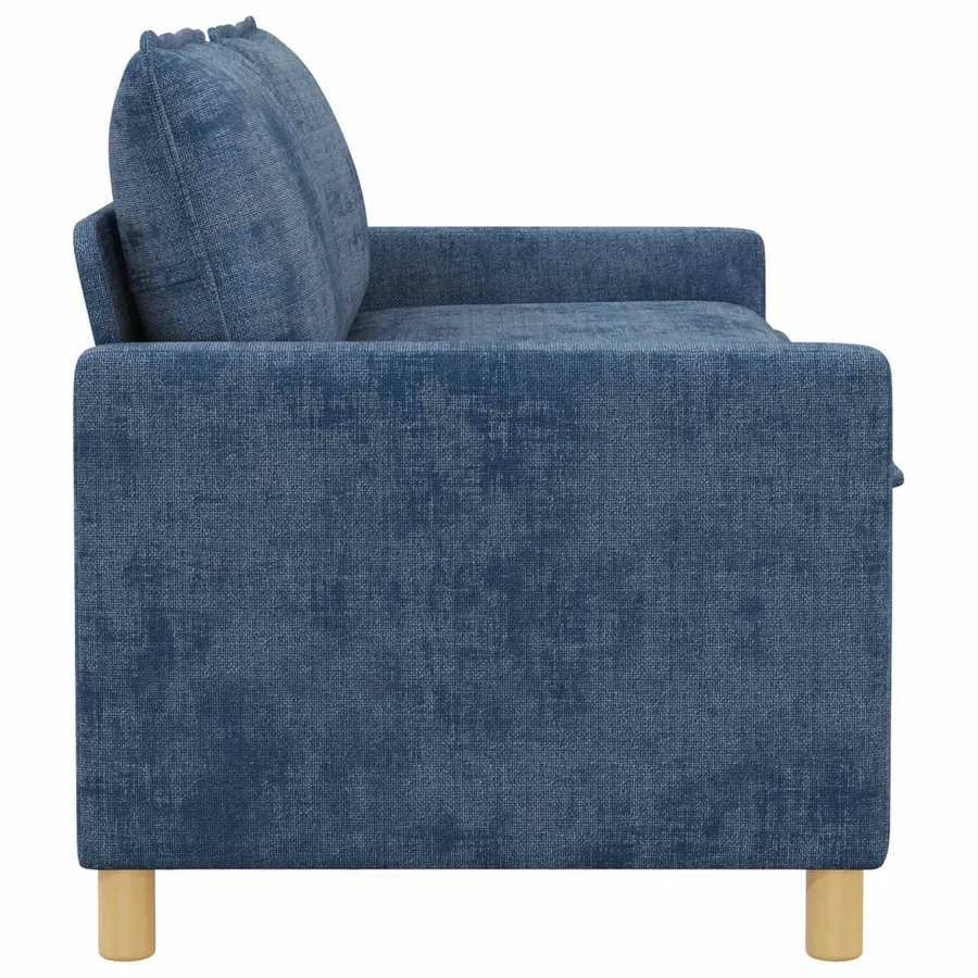 Canapé Bleu 156 x 81 x 87,5 cm Polyester - 4