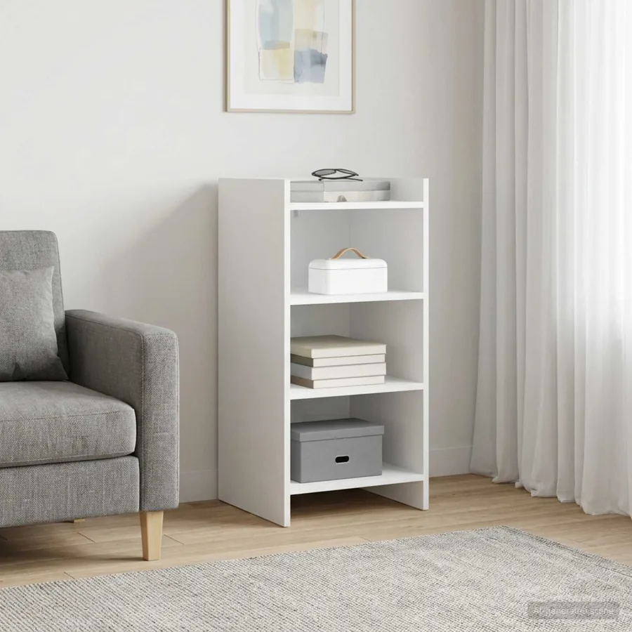 Buffet Blanc 40 x 36 x 80 cm Bois d'ingénierie