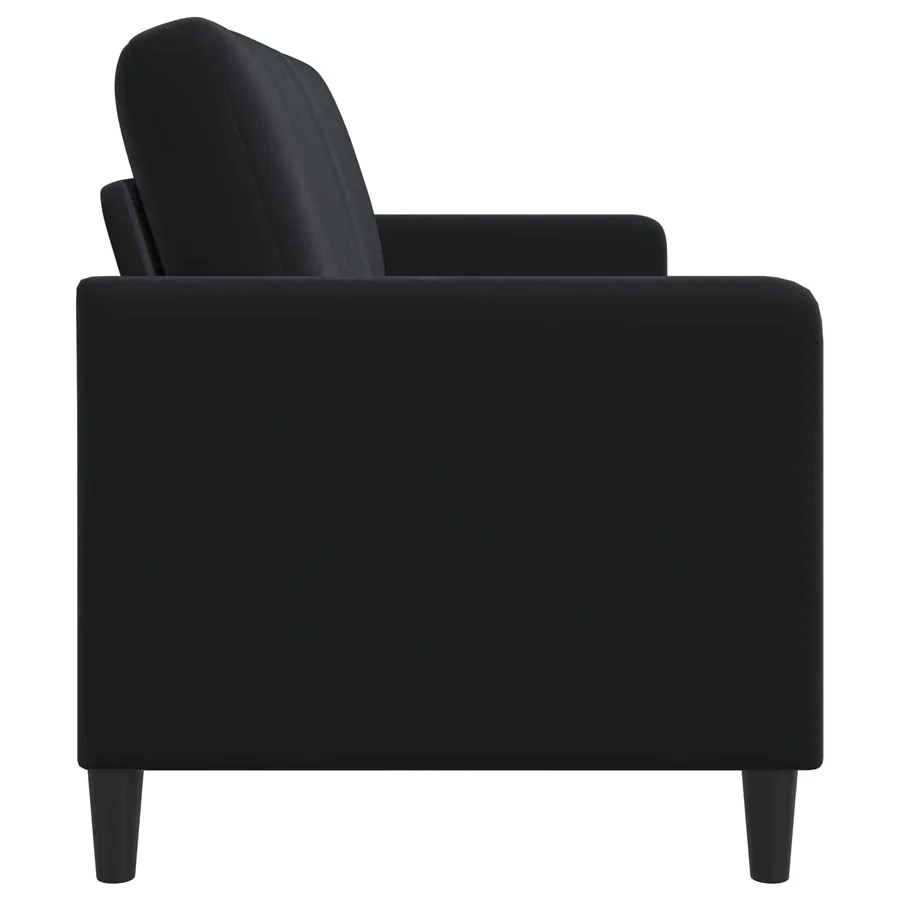 Sofa avec rangement Noir 172 x 78 x 87 cm Polyester - 5