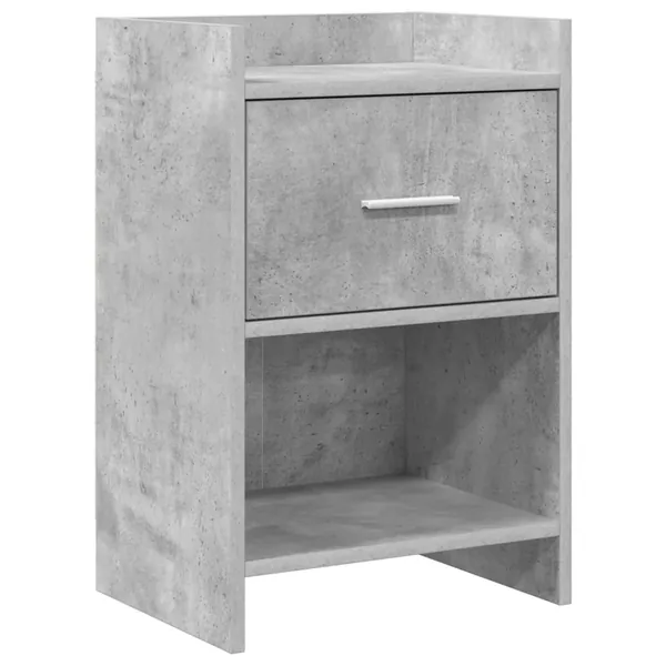Tables de chevet Gris béton 40 x 30 x 60 cm Bois d'ingénierie